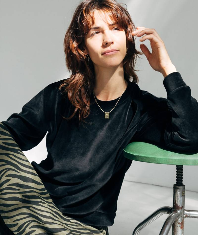 KAUF DICH GLüCKLICH Sweater Schwarz