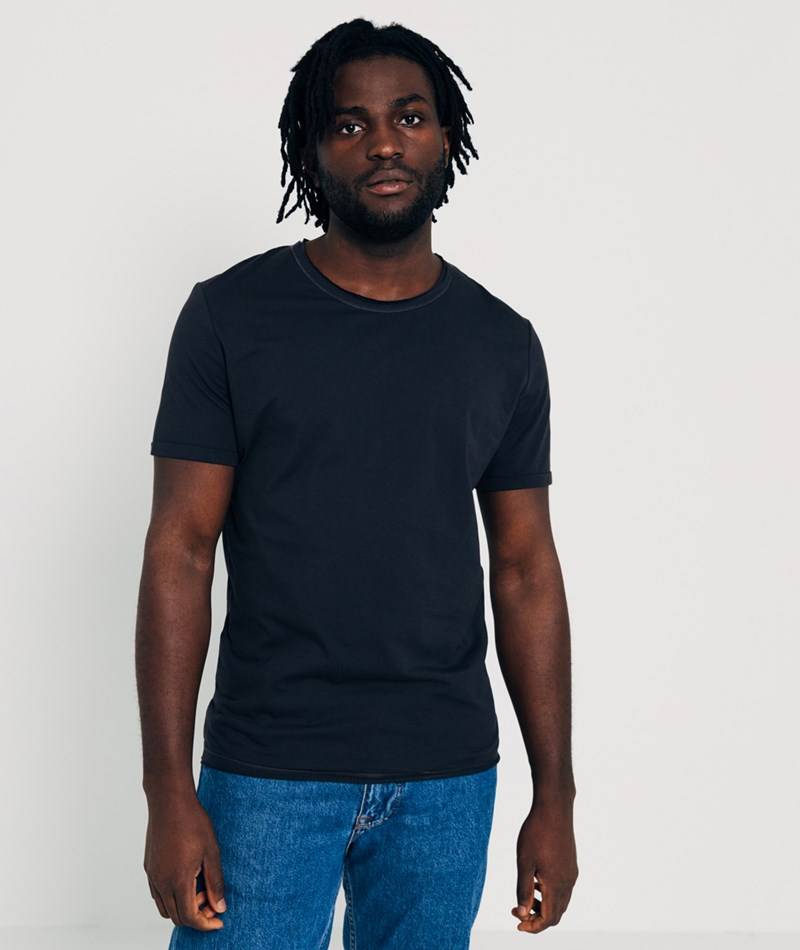 KAUF DICH GLüCKLICH T-Shirt Blau aus Bio-Baumwolle