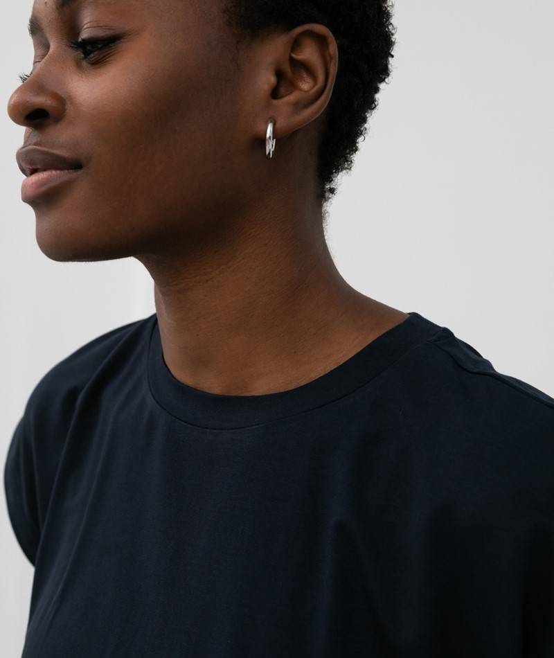 KAUF DICH GLüCKLICH T-Shirt Blau aus LENZING™ ECOVERO™