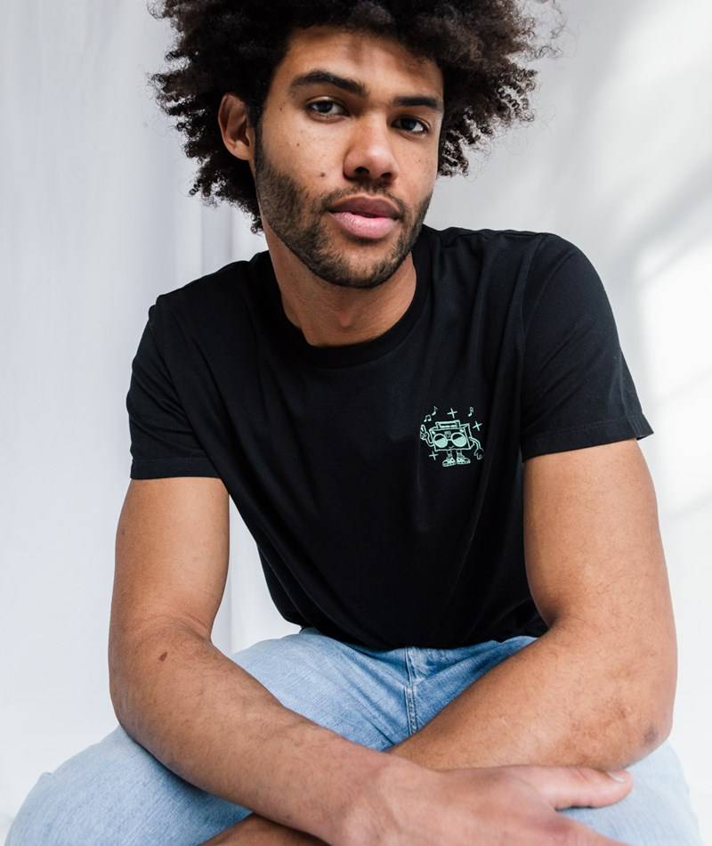 KAUF DICH GLüCKLICH T-Shirt Boombox Schwarz