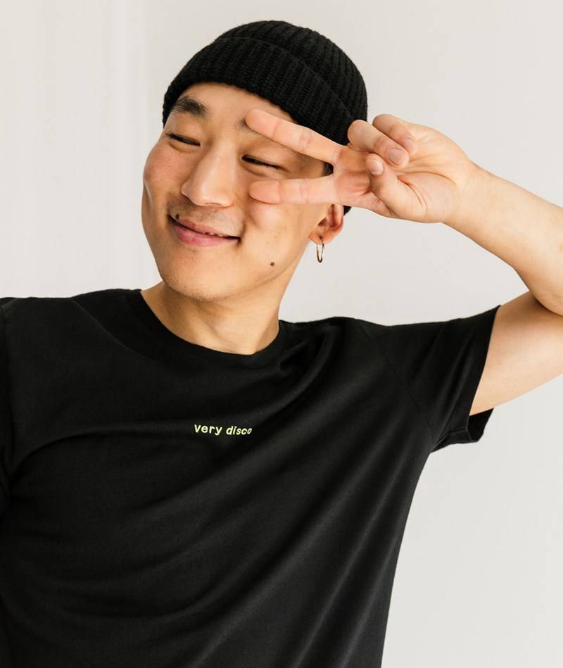 KAUF DICH GLüCKLICH T-Shirt Disco Schwarz