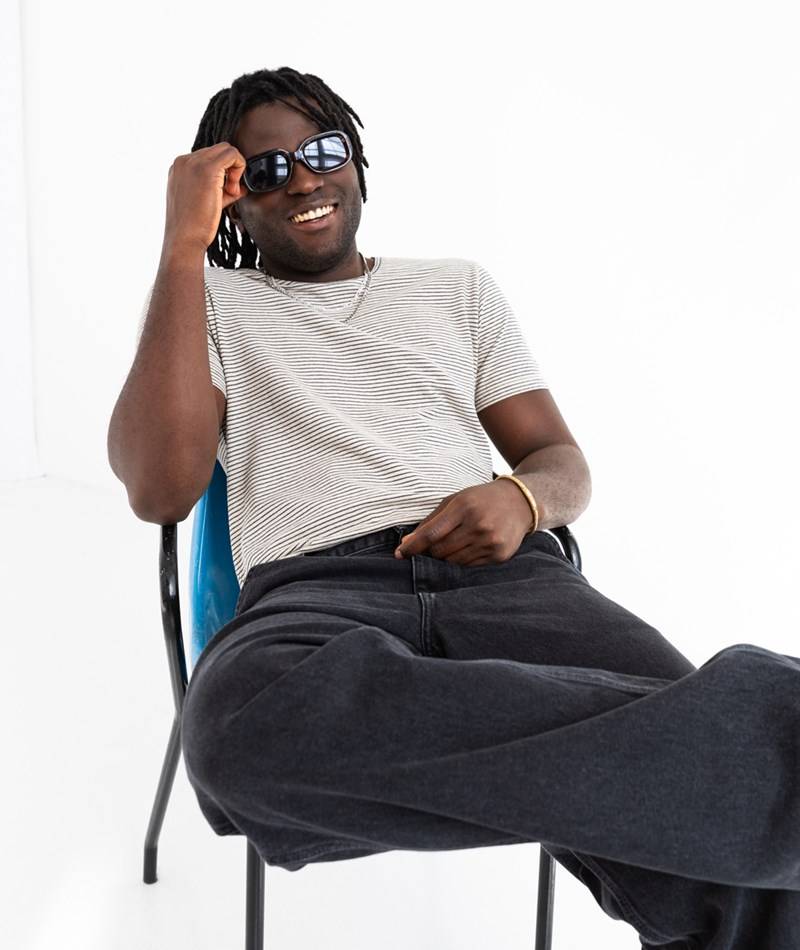 KAUF DICH GLüCKLICH T-Shirt gemustert