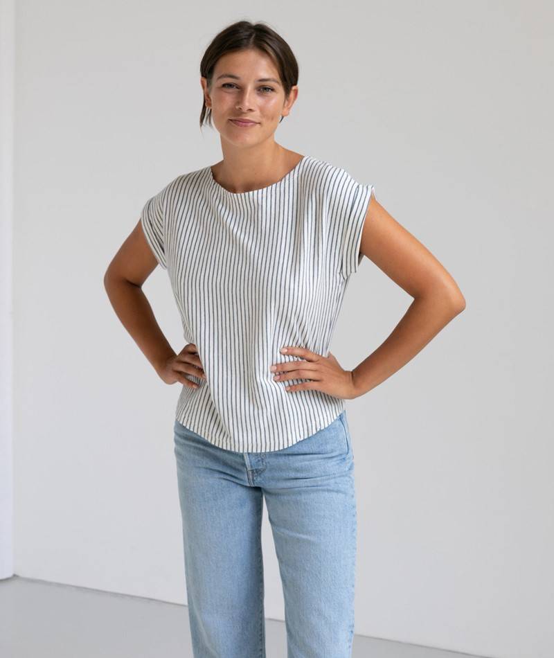 KAUF DICH GLüCKLICH T-Shirt gestreift