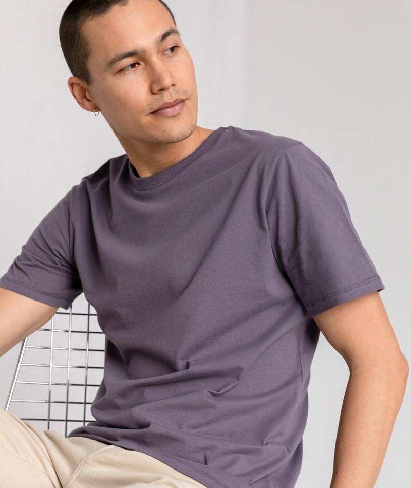 KAUF DICH GLüCKLICH T-Shirt Lila aus Bio-Baumwolle