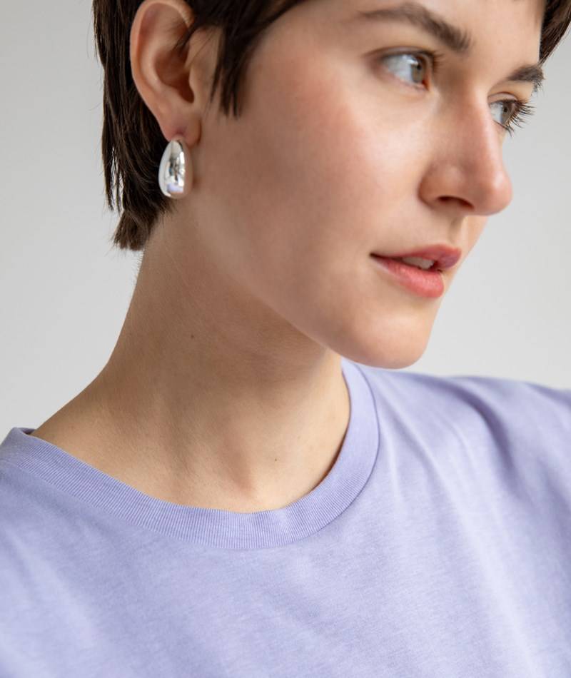 KAUF DICH GLüCKLICH T-Shirt Lila aus Bio-Baumwolle