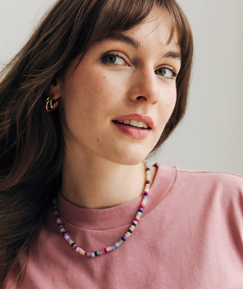 KAUF DICH GLüCKLICH T-Shirt rosa aus Bio-Baumwolle