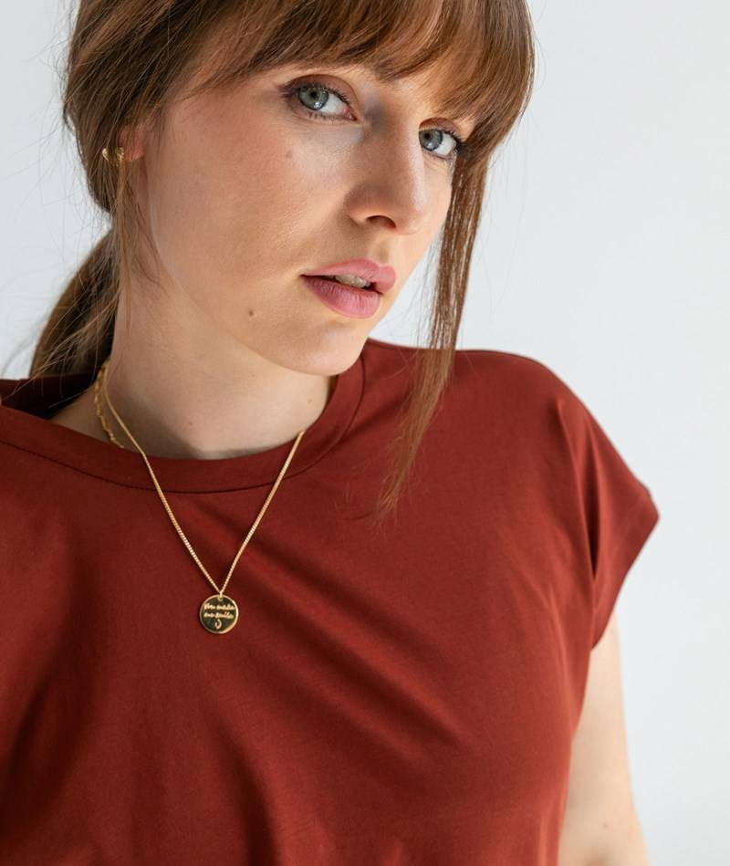 KAUF DICH GLüCKLICH T-Shirt Rost Rot