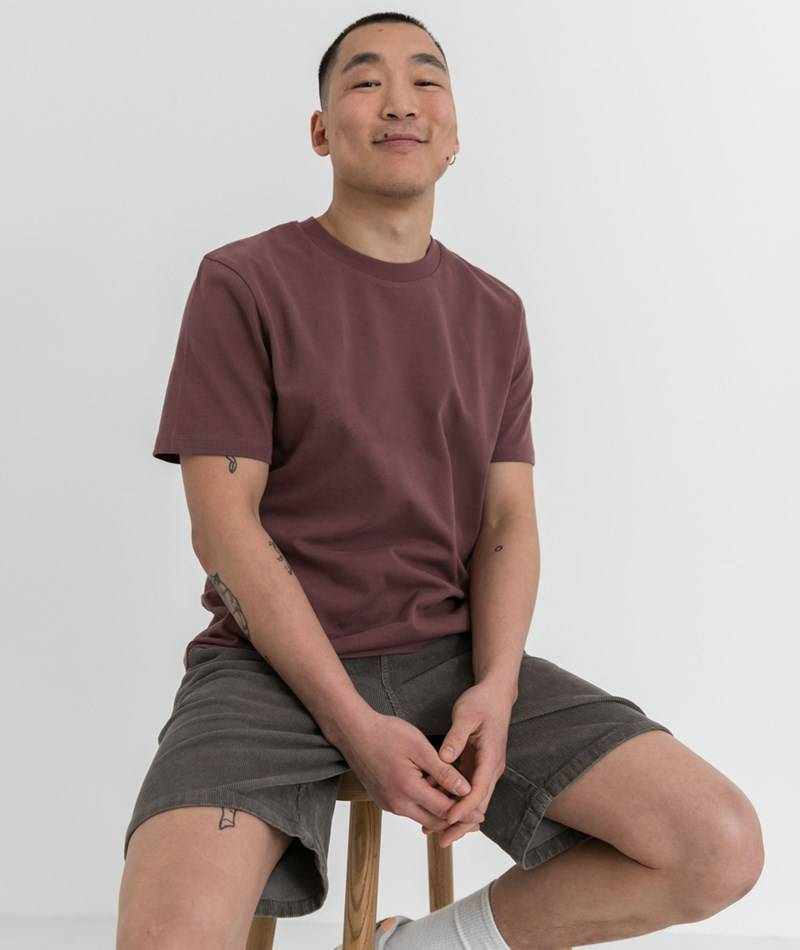 KAUF DICH GLüCKLICH T-Shirt Rot aus Bio-Baumwolle