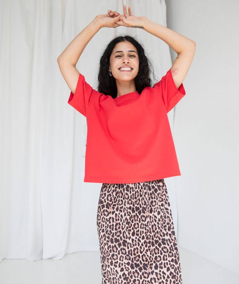 KAUF DICH GLüCKLICH T-Shirt rot