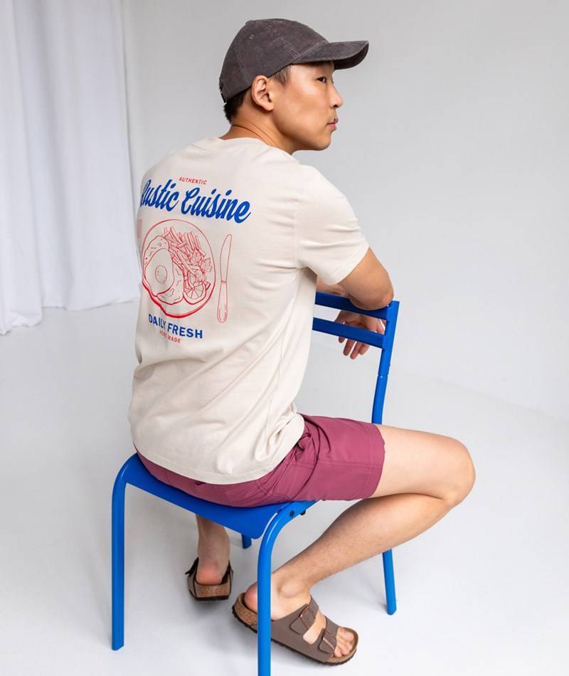 KAUF DICH GLüCKLICH T-Shirt Rustic Cuisine Beige