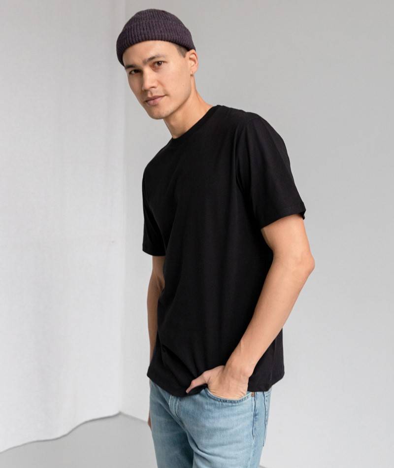 KAUF DICH GLüCKLICH T-Shirt Schwarz aus Bio-Baumwolle