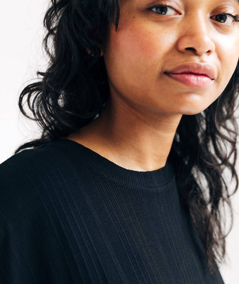 KAUF DICH GLüCKLICH T-Shirt Schwarz aus LENZING™ ECOVERO™