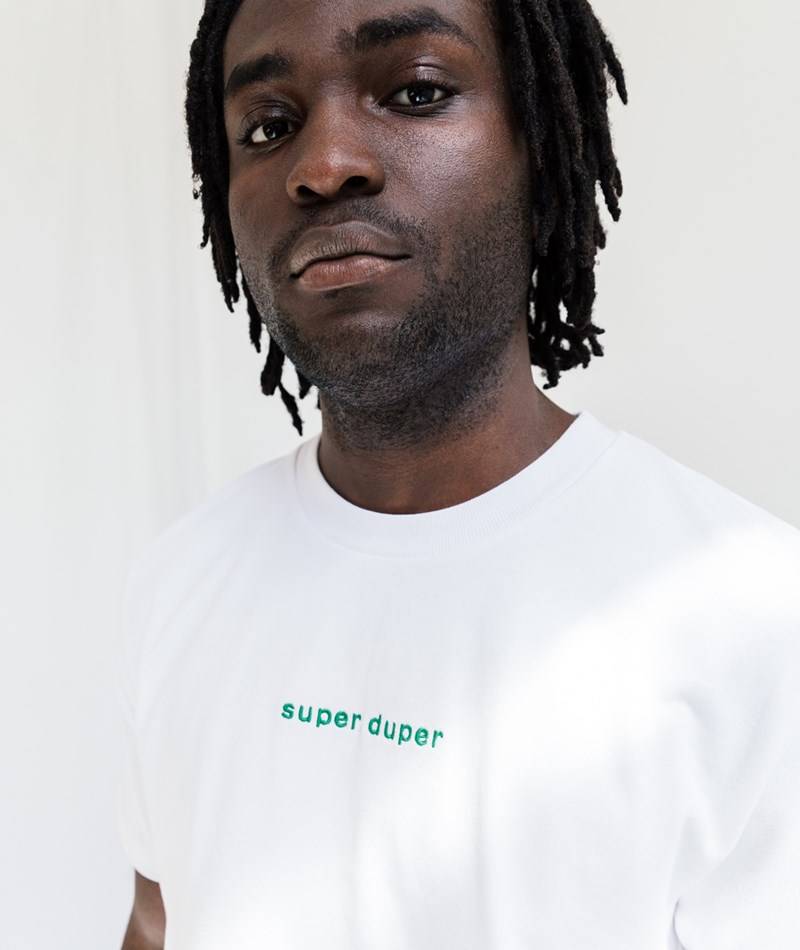KAUF DICH GLüCKLICH T-Shirt Super Duper Weiü aus Bio-Baumwolle