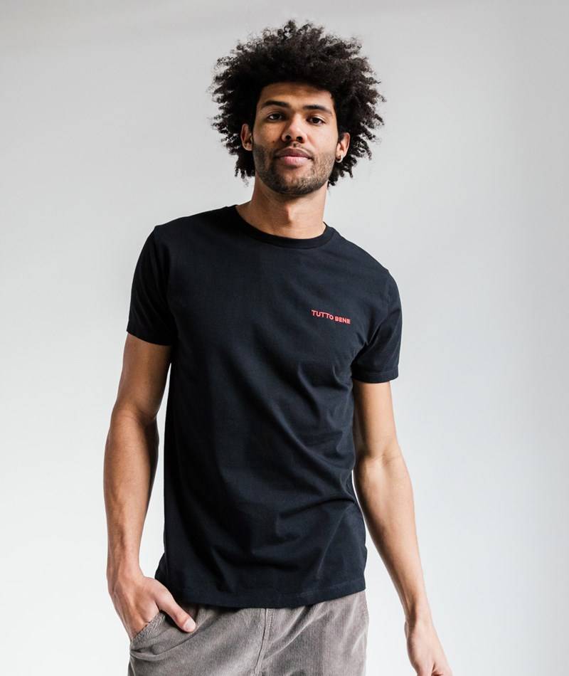 KAUF DICH GLüCKLICH T-Shirt Tutto Bene Schwarz