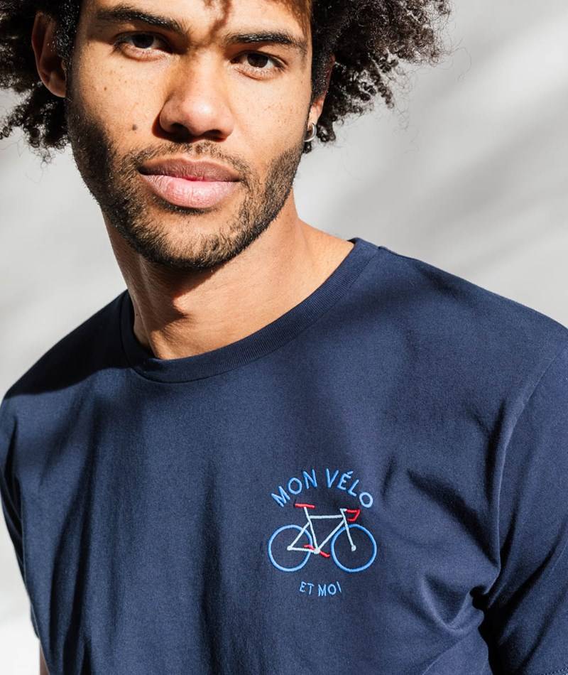 KAUF DICH GLüCKLICH T-Shirt Velo Blau