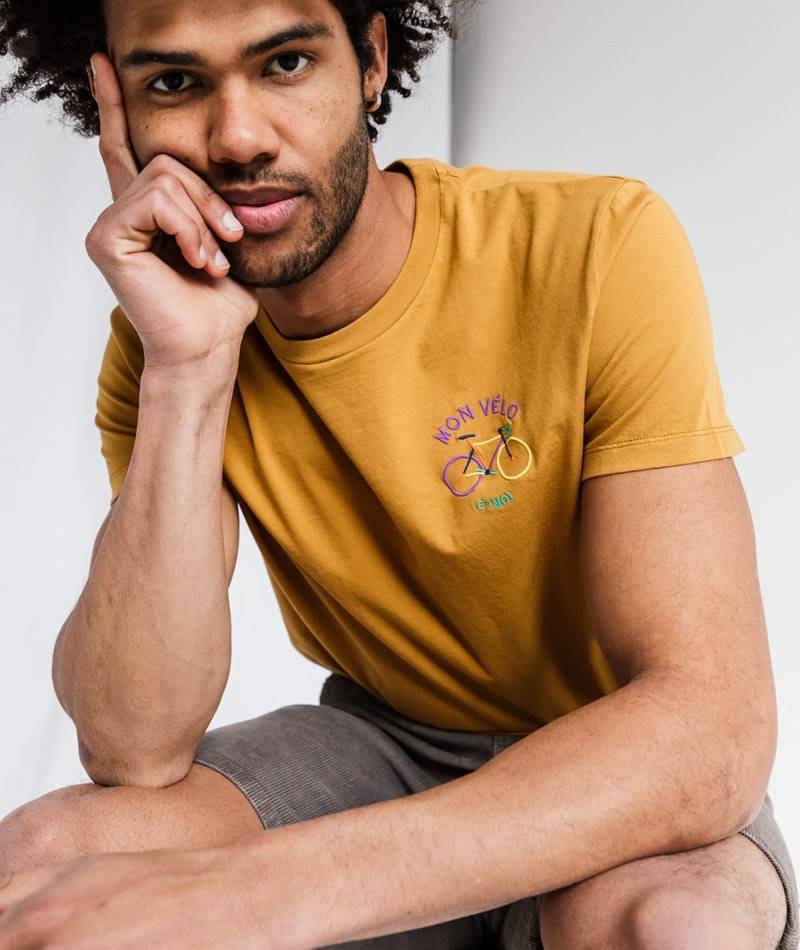 KAUF DICH GLüCKLICH T-Shirt Velo Gelb