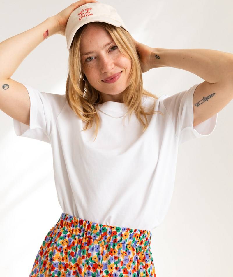 KAUF DICH GLüCKLICH T-Shirt Weiü aus Bio-Baumwolle