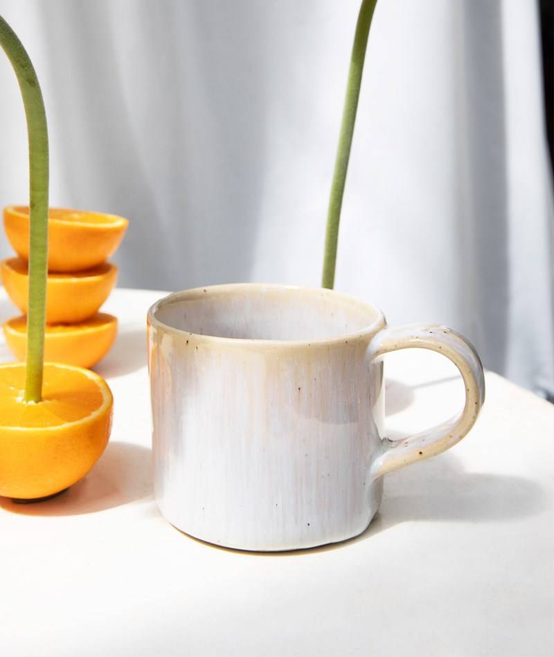 KAUF DICH GLüCKLICH Tasse Vanilla gemustert