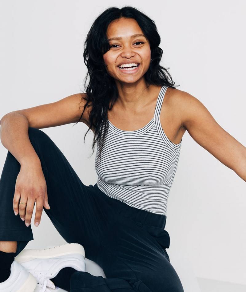 KAUF DICH GLüCKLICH Top gemustert