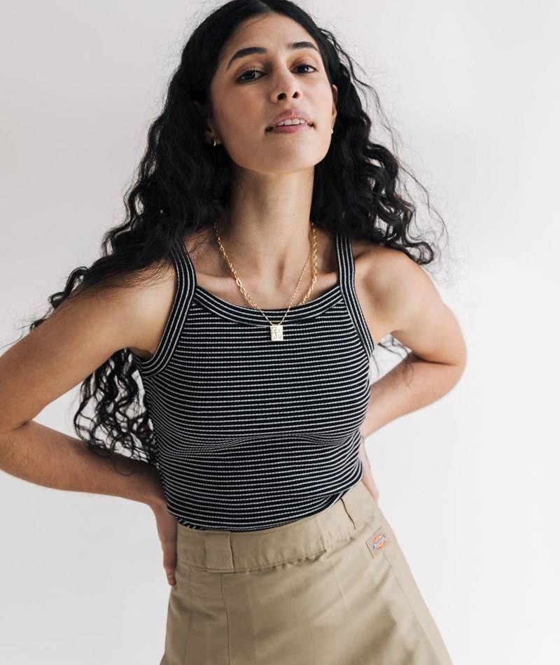 KAUF DICH GLüCKLICH Top gemustert