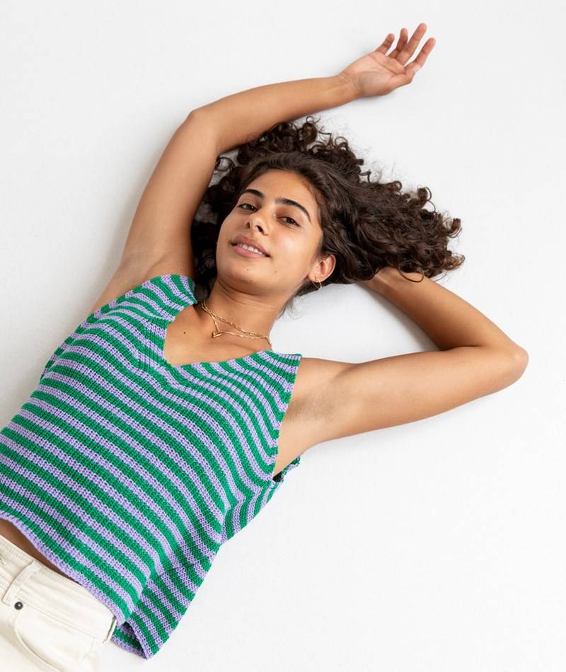 KAUF DICH GLüCKLICH Top gestreift