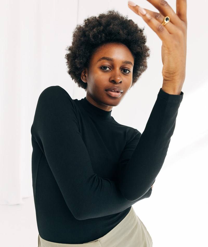 KAUF DICH GLüCKLICH Turtleneck Schwarz