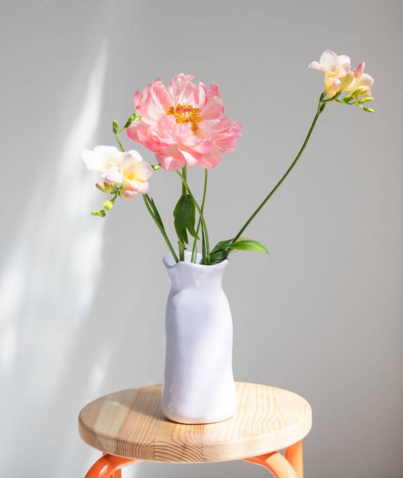 KAUF DICH GLüCKLICH Vase Flieder