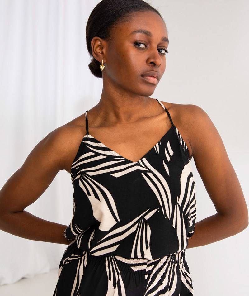 Kauf Dich Glücklich VILA VIAlinia Top gemustert