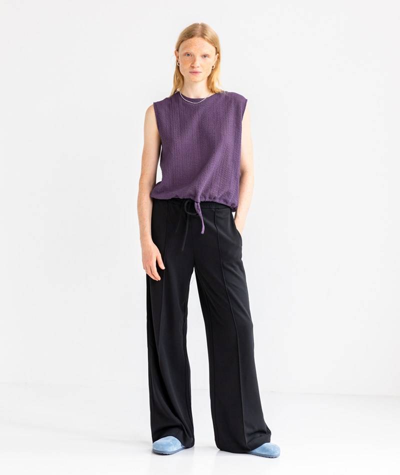 Kauf Dich Glücklich VILA VIClua Wide Hose schwarz