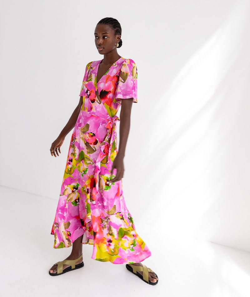 Kauf Dich Glücklich YAS YASLingo Kleid gemustert