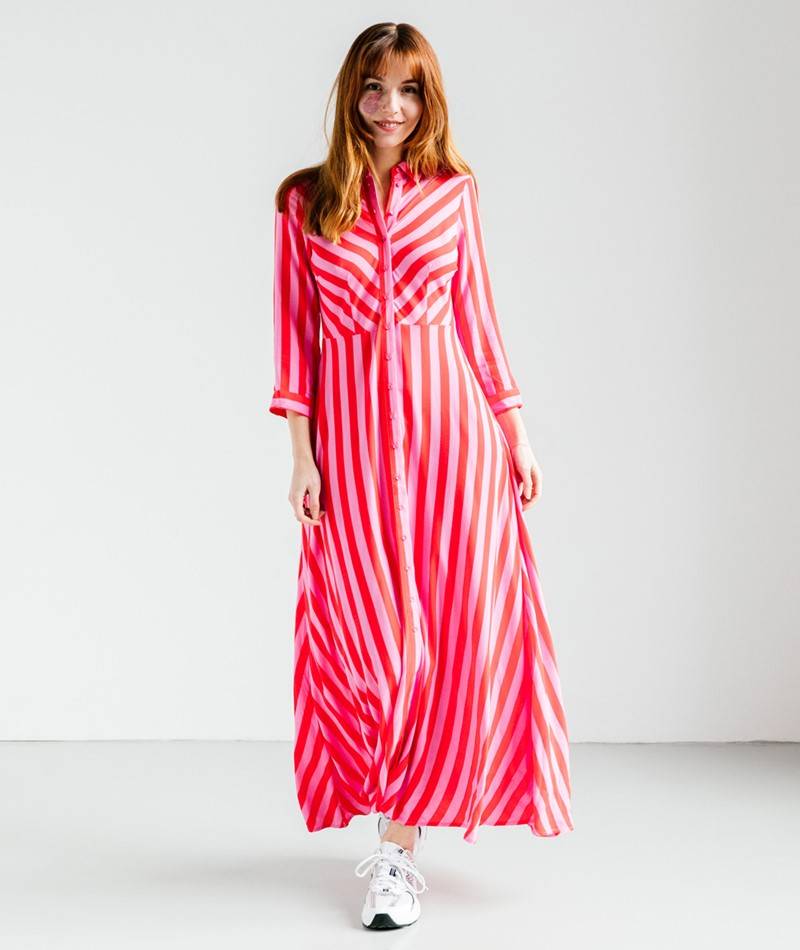 Kauf Dich Glücklich YAS YASSavanna Kleid gestreift