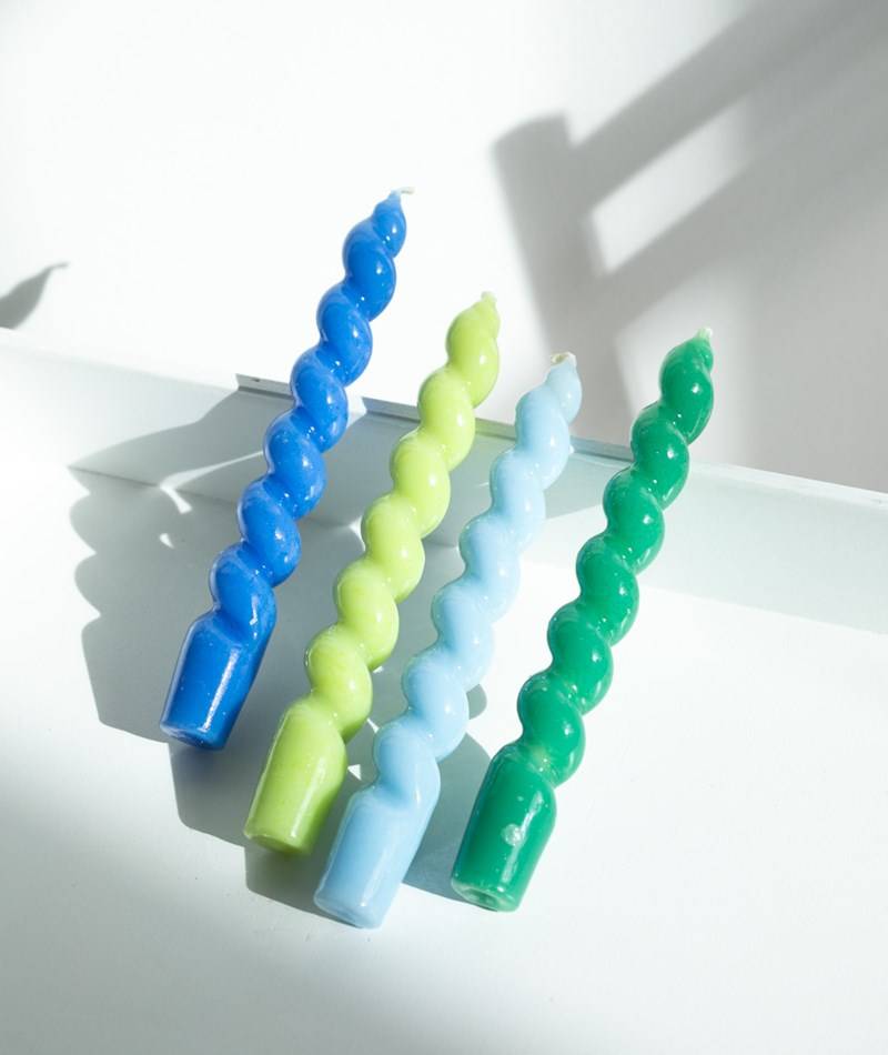 Kauf Dich Glücklich YUKU Kerze Hellgrün