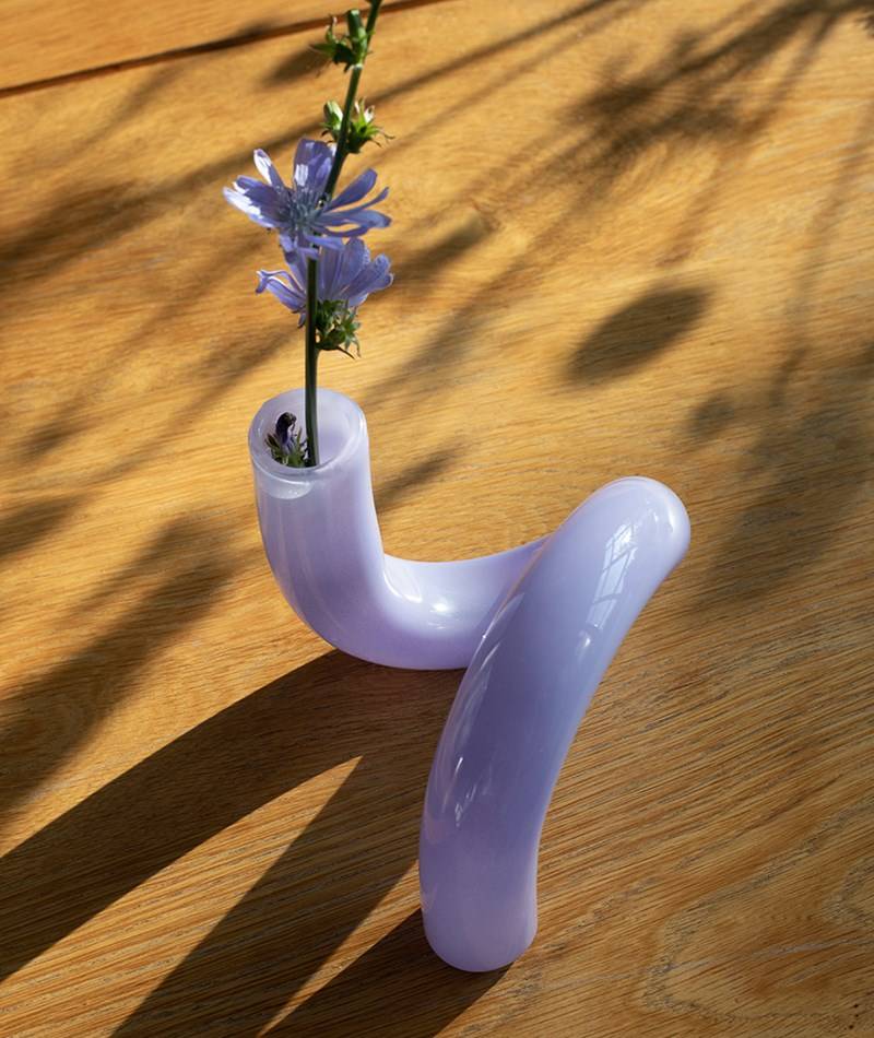 Kauf Dich Glücklich YUKU Vase (11x12x11cm) Lila
