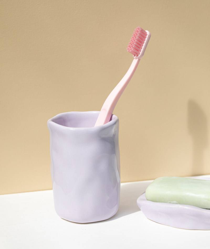 KAUF DICH GLüCKLICH Zahnbürstenbecher Flieder
