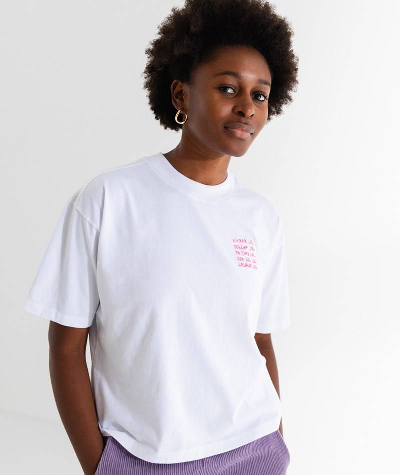 Kauf Dich Glücklich KDG X JULIA KNüRNSCHILD T-Shirt Weiü