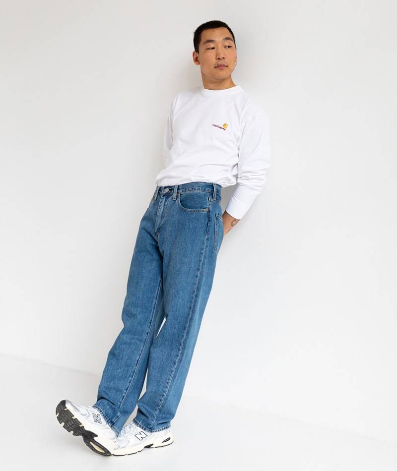 Kauf Dich Glücklich LEVI`Sü 568 Loose Straight Jeans Blau