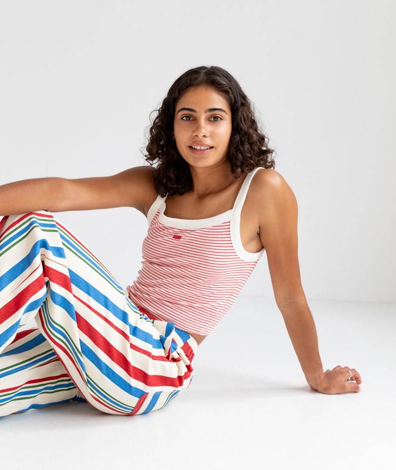Kauf Dich Glücklich LEVI`Sü Essential Sporty Rib Top gestreift