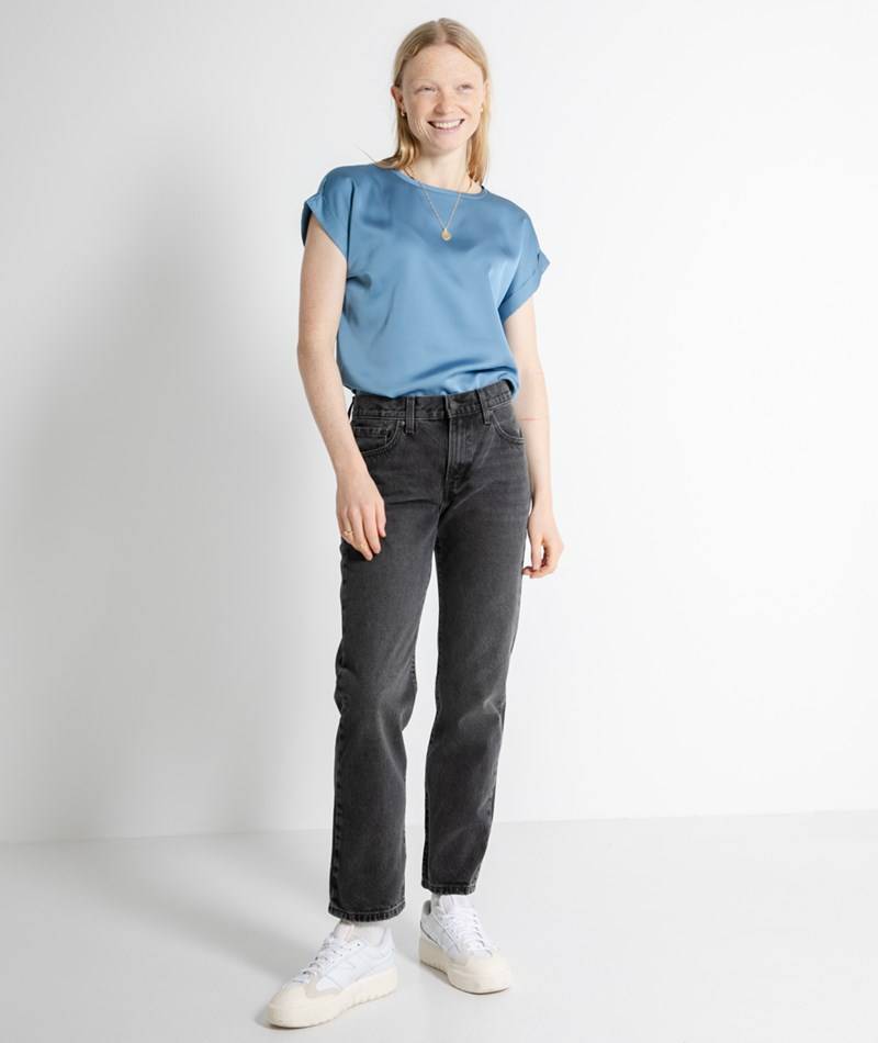 Kauf Dich Glücklich LEVI`Sü Middy Straight Jeans Schwarz