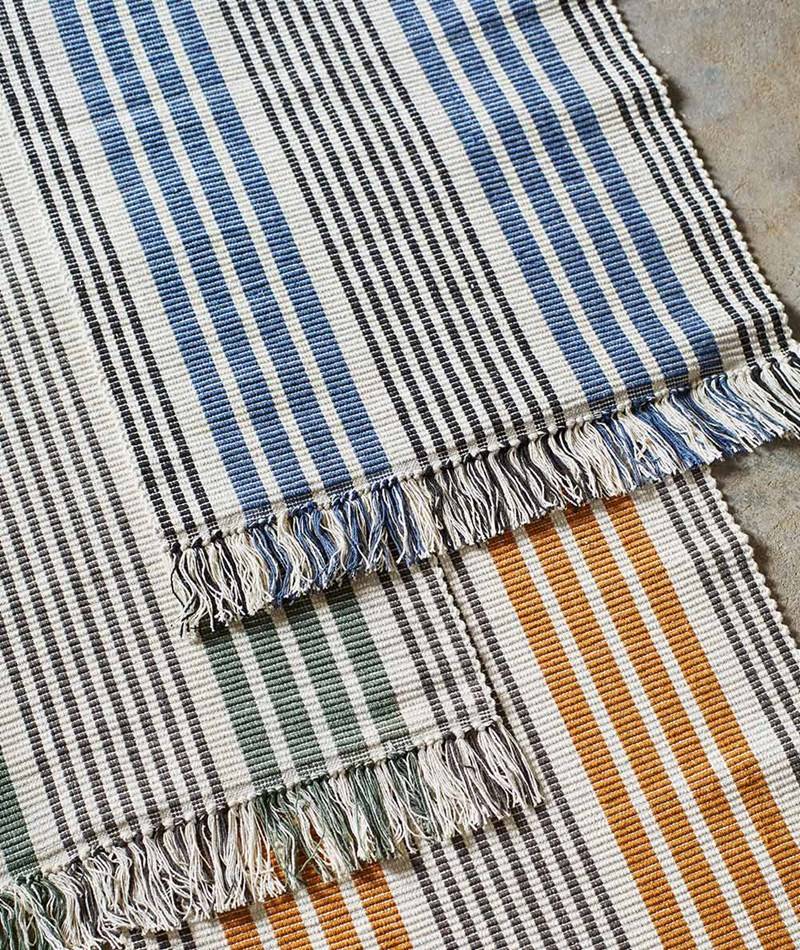 Kauf Dich Glücklich MADAM STOLTZ Gestreifte Badematte (60x90) gestreift