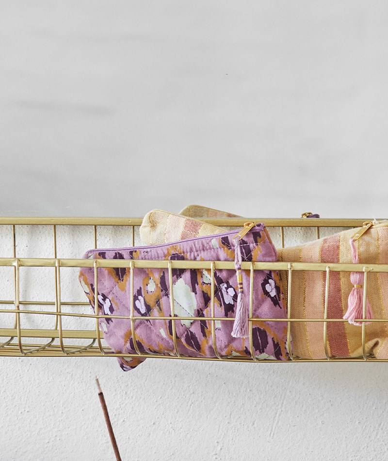 Kauf Dich Glücklich MADAM STOLTZ Kleine Kosmetiktasche gemustert