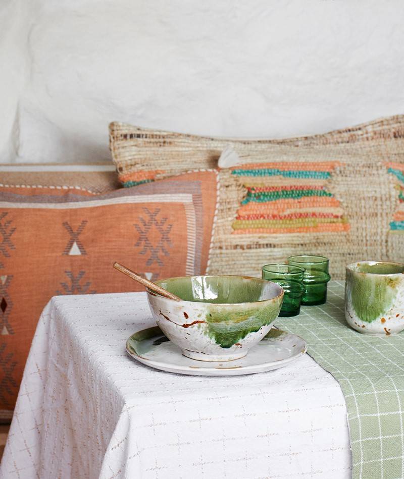 Kauf Dich Glücklich MADAM STOLTZ Schüssel Steingut (15x8) mehrfarbig