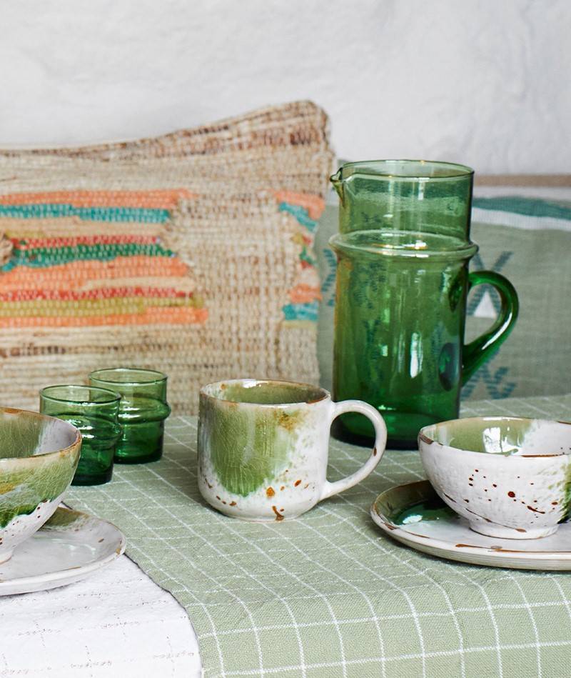 Kauf Dich Glücklich MADAM STOLTZ Steingut Tasse mehrfarbig