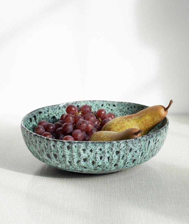 Kauf Dich Glücklich MADAM STOLTZ Stoneware Serving Bowl
