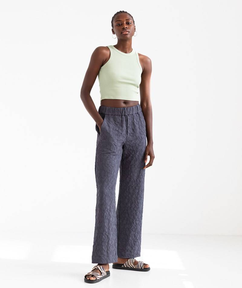 Kauf Dich Glücklich MBYM Phillipa-M Hose Dunkelgrau