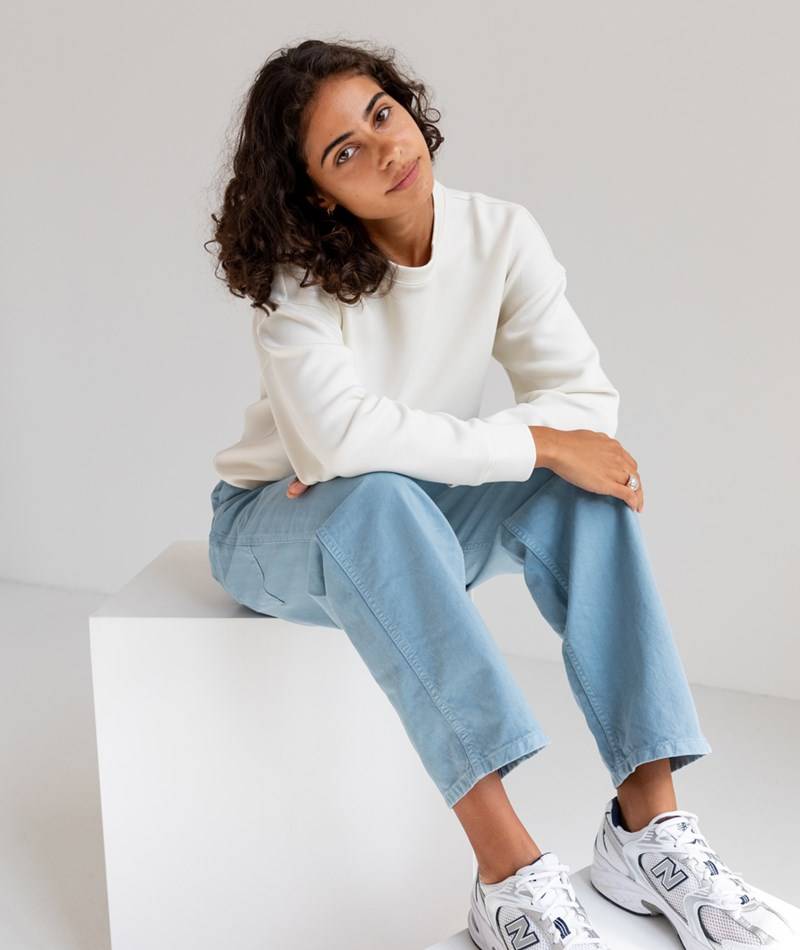 Kauf Dich Glücklich MSCH COPENHAGEN MSCHIma Q Sweater Cremeweiü