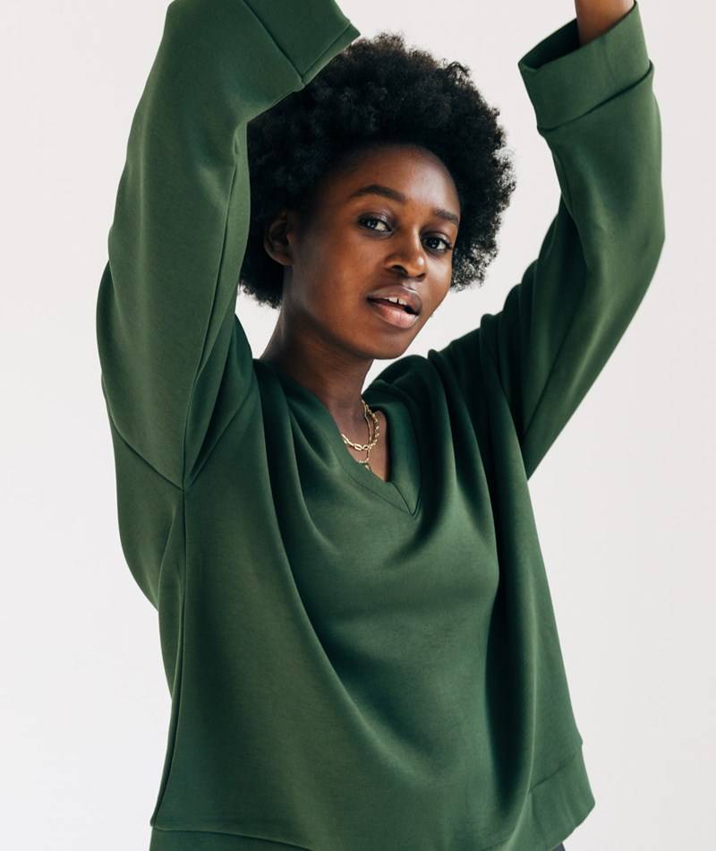 Kauf Dich Glücklich MSCH COPENHAGEN MSCHPetua Ima Pullover Grün