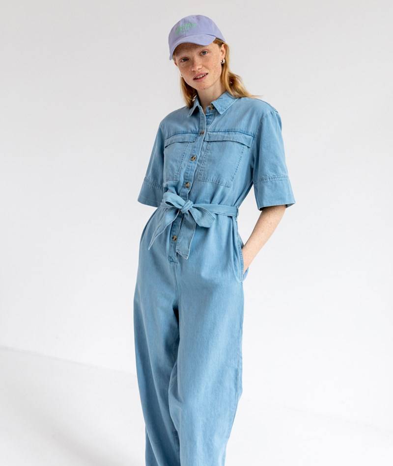 Kauf Dich Glücklich MSCH COPENHAGEN MSCHShayla 2/4 Jumpsuit Hellblau