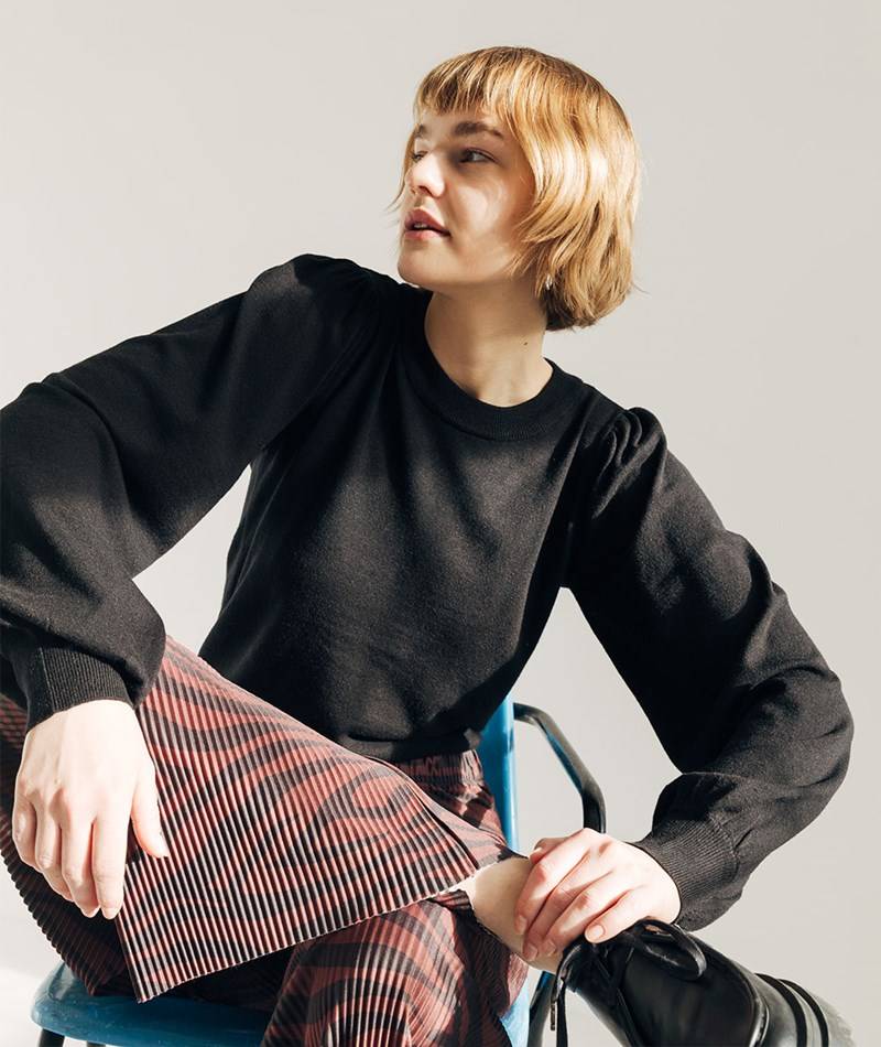 Kauf Dich Glücklich MSCH COPENHAGEN MSCHTamana Rachelle Pullover Schwarz