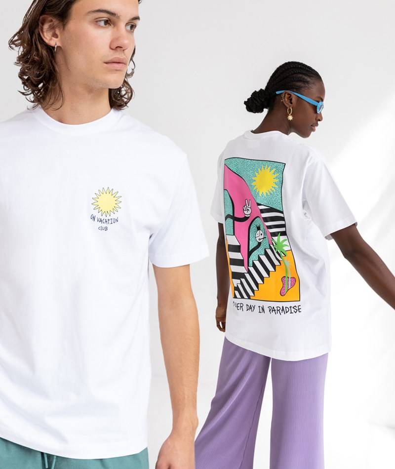 Kauf Dich Glücklich ON VACATION Another Day in Paradise T-Shirt mehrfarbig