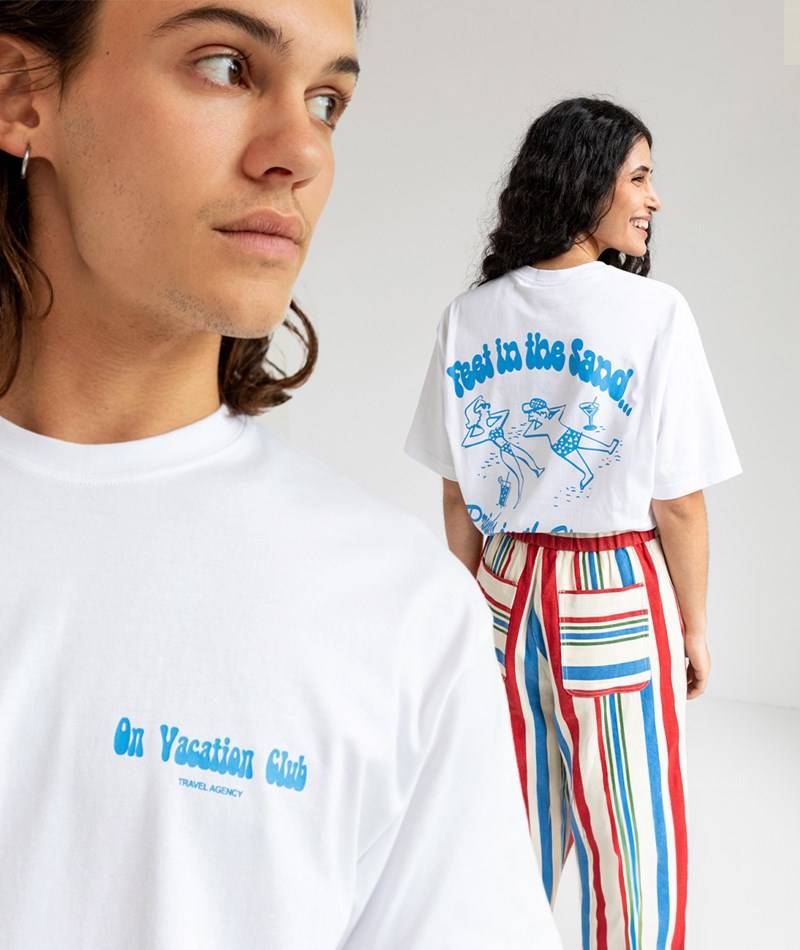Kauf Dich Glücklich ON VACATION Beach Day T-Shirt Weiü